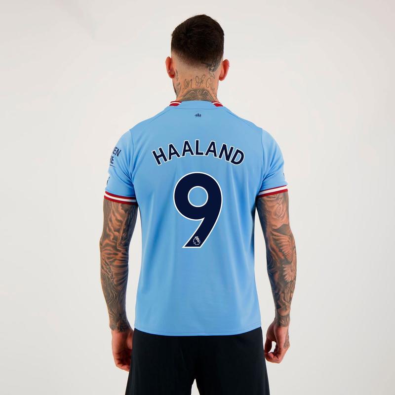 PUMA HAALAND 9 マンチェスターユナイテッド Camisa Puma Manchester City Home 2023 Haaland 9 - Camisa de Time